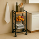 Стелаж ModernHome by Multistore з 2 кошиками та органайзером для полиць на колесах (SNJ293070Q-WL-O) - зображення 10