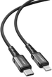 Kabel Acefast Apple Lightning - USB Type-C 1.2 m 30 W Black (AT6974316280484) - obraz 2