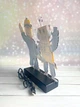 Переносной детский ночник Строитель и Робот Роблокс с USB разъемом (чёрная подставка, дизайн 26) - изображение 8