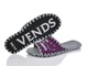 Женские фетровые тапочки VENDS 197 фиолетовый 38-39р 26см - изображение 4