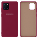Чехол силиконовый FULL противоударный Premium для Samsung Note10Lite/A81/M60S (23) Marsala Марсала - изображение 1
