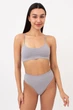 Безшовний топ в рубчик на тонких бретелях Giulia CAMI TOP RIB L/XL Grey-griffin, топ на тонких бретелях - изображение 3