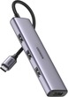 Hub USB Ugreen CM473 4-in-1 USB Type-C to 4xUSB 3.0 HUB Space Gray (20841) - obraz 1