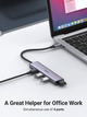 Hub USB Ugreen CM473 4-in-1 USB Type-C to 4xUSB 3.0 HUB Space Gray (20841) - obraz 2