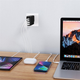 Ładowarka sieciowa Choetech PD6005 4xUSB 140W GaN (2xUSB-C+2xUSB-A) Black (PD5007-EU-WH) - obraz 5