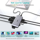 Stacja dokująca Choetech USB-C 9-w-1 (HUB-M15-GY) - obraz 4