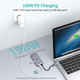 Stacja dokująca Choetech USB-C 9-w-1 (HUB-M15-GY) - obraz 5
