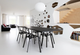 Набір стільців для кухні та вітальні ModernHome by Multistore PC-015 4 шт Чорні (5903089064770) - зображення 9
