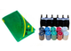 Zestaw do pokera LEAN Toys 2 Talie kart Żetony plansza do gry (5905991023494) - obraz 4