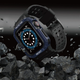 Pasek z etui Hurtel Protect Strap Band do Apple Watch 38/40/41 mm Black/Blue (9145576231548) - obraz 5