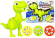 Projektor do rysowania LEAN Toys Dinozaur 2 w 1 (1384) (5905884458020) - obraz 2