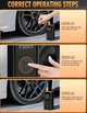 Портативный воздушный компрессор Tire Inflator JG-5641 с цифровым дисплеем (2104618550) - изображение 10