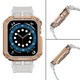 Ремінець із чохлом Hurtel Protect Strap Band для Apple Watch 38/40/41 мм Tranparent/Rose Gold (9145576231562) - зображення 4