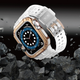 Ремінець із чохлом Hurtel Protect Strap Band для Apple Watch 38/40/41 мм Tranparent/Rose Gold (9145576231562) - зображення 5