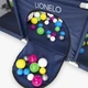 Манеж для детей Lionelo синий, детская развлекательная игровая площадка Lionelo для отдыха, игровой сухой бассейн для улицы и дома - изображение 8