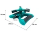 Автоматична зрошувальна система поливу Lawn Sprinkler розпилювач для газонів та саду (2104618554) - зображення 2