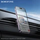 Тримач для телефона автотримач BOROFONE BH124 Roman magnetic car holder air outlet Black-Red (6941991119545) - зображення 7