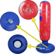 Worek bokserski LEAN Toys 125 cm 17225 Red-Blue (5905991000488) - obraz 3