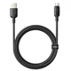 Кабель Baseus Silky Series Fast Charging Type-C 100W (2m) black - зображення 1