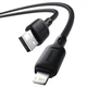 Кабель Baseus Silky Series Fast Charging Lightning 2.4A (1m) white - зображення 5