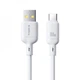 Кабель Baseus Silky Series Fast Charging Type-C 100W (1m) white - изображение 1