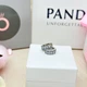 Срібні сережки Pandora Пандора Подвійна стрічка з pavé 290058C01 - зображення 3