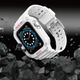 Pasek z etui Hurtel Protect Strap Band do Apple Watch 42/44/45 mm White (9145576231715) - obraz 5