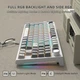 Attack Shark K86 – ігрова механічна клавіатура з RGB підсвіткою, гаряча заміна світчів, компактна 75% розкладка - зображення 6