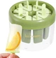 Круглая форма для мороженого и замороженного сока ICE CREAM MOLD на 8 порций (зеленая) - изображение 1