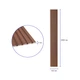 Декоративная стеновая рейка Sticker Wall WPC 3000x150x9 мм Капучино (SW-00001868) - изображение 3