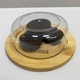 Блюдо-сырница бамбуковое с акриловой крышкой 15,5*15,5*6,5 см Eurogold 7016102486 - изображение 3