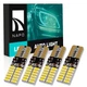 Комплект светодиодных ламп NAPO T10-3014-24smd W5W T10 цвет свечения белый 4 шт - изображение 1