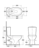 Унитаз RAK Ceramics Karla S-trap Geberit RAK0012 Белый (2419333459) - изображение 3