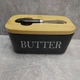 Масленка керамическая с ножом матовая "Butter" A-Plus 0480 - изображение 1