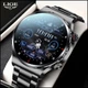Смарт-часы Lige QW33 Bluetooth 2 ремешка Black (12356880) - изображение 6