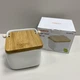 Сахарница керамическая с бамбуковой крышкой 840 мл 14*12*11 см Ardesto Midori AR0907W - изображение 1