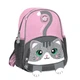 Рюкзак детский Yes K-34 Kitten Meow, для девочек, розовый/серый (550022) - изображение 1