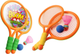 Zestaw do gry w badmintona LEAN Toys Dinozaury 20493 Orange-Green (5901811136436) - obraz 2