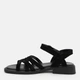 Женские сандалии замшевые PARADIZE SHOES SAN-2707 40 25.7 см Черные (ROZ6501090330) - изображение 4