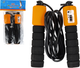 Скакалка LEAN Toys з лічильником 280 см 17409 Black-Orange (5905991002758) - зображення 2