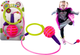 Skakanka LEAN Toys hula hop na nogę LED 19200 Pink (5905991020387) - obraz 2