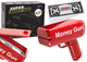 Pistolet na pieniądze LEAN Toys Pieniądze papierowe 100 sztuk Czerwony (5905884459942) - obraz 2