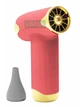 Беспроводной ручной мини-вентилятор воздуходувка без лопастей с регулировкой потока воздуха и зарядкой от USB, красный - изображение 10