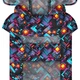 Дощовик-накидка з капюшоном для собак WAUDOG Clothes, малюнок "Бесконні світи", S, А 32-35 см, B 41-52 см, C 26-33 см - зображення 4