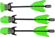 Łuk sportowy LEAN Toys 3 strzały 5023 Green (5907625588805) - obraz 4
