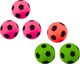 Zestaw kauczukowych piłek LEAN Toys Football 20375 6 szt. (5905991026648) - obraz 3
