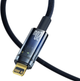 Кабель Baseus Explorer USB Type-C - Lightning 1 м 20 Вт Blue (AT6932172605674) - зображення 3