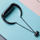 Pasek Hurtel Metal bracelet do Xiaomi Mi Band 3/4/5/6 Black (9145576225530) - obraz 4