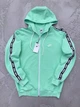Мужская спортивная зип толстовка мятная 2XL hark-1218 - изображение 1