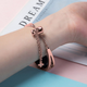 Pasek Hurtel Metal bracelet do Xiaomi Mi Band 3/4/5/6 Pink (9145576225561) - obraz 6